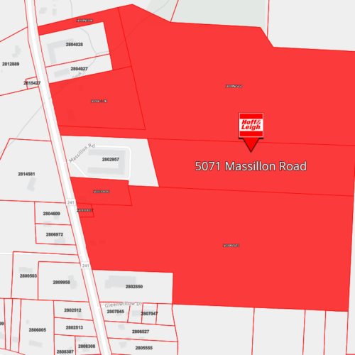 County Parcel map for 5071 Massillon Road