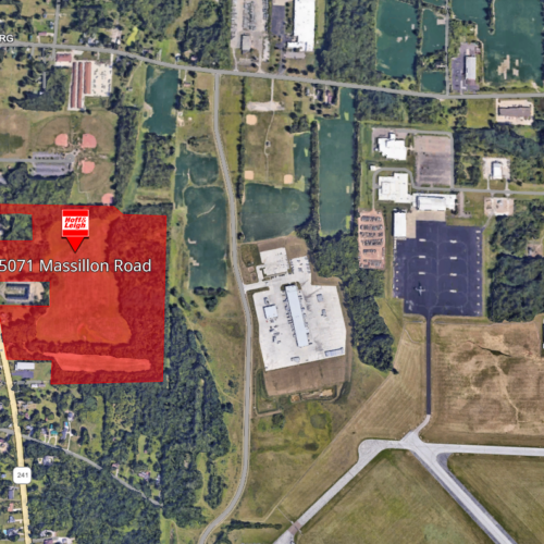 5071 Massillon Road Overhead parcel map